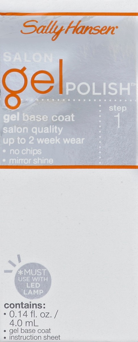 slide 5 of 5, Sally Hansen Gel Base Coat 0.14 oz, 4 ml