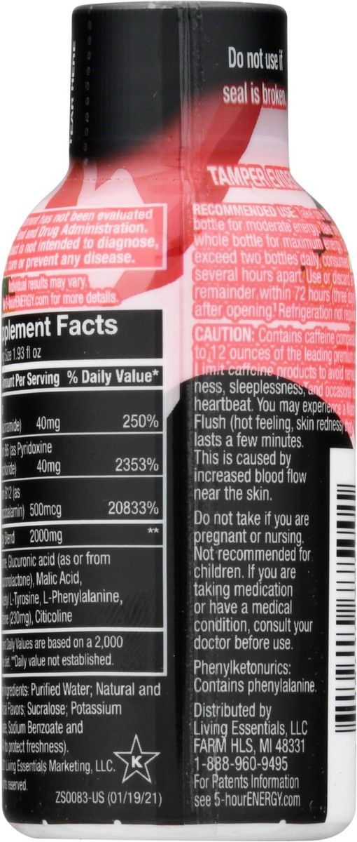 slide 7 of 9, 5-Hour ENERGY Extra Strength Watermelon - 1.93 oz, 1.93 oz