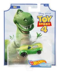 Mattel Hot Wheels Disney Pixar Toy Story 4 Rex Character Car