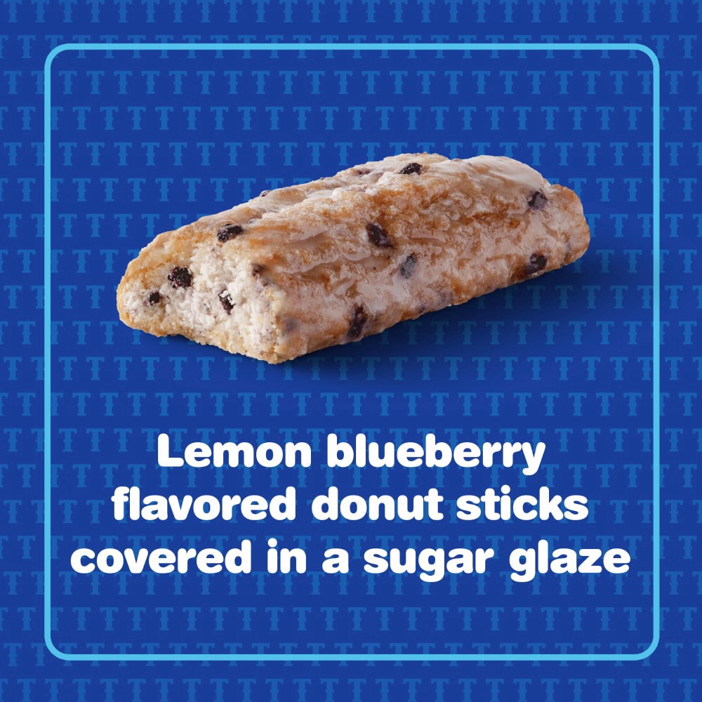 slide 5 of 6, Tastykake Glazed Lemon Blueberry Flavored Dipp'n Sticks, Lemon Blueberry Donut Sticks, 10 oz, 6 Ct, 6 ct