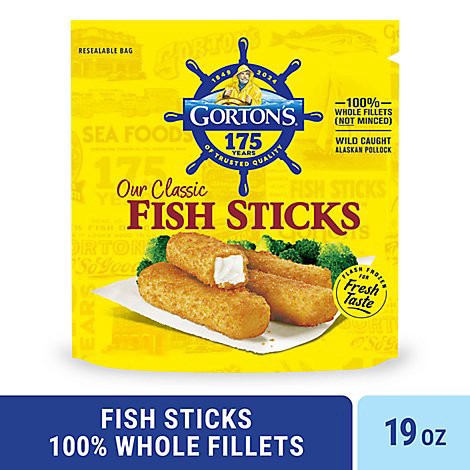 slide 1 of 1, Gorton's Fish Sticks Bag - 20 Count, 20 ct
