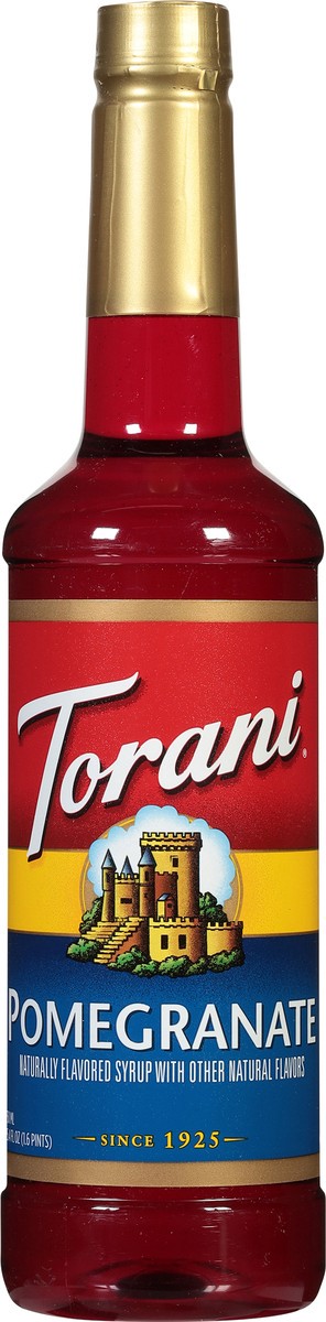 slide 10 of 13, Torani Pomegranate Syrup - 25.4 fl oz, 25.4 fl oz