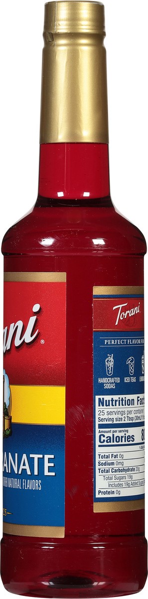 slide 9 of 13, Torani Pomegranate Syrup - 25.4 fl oz, 25.4 fl oz