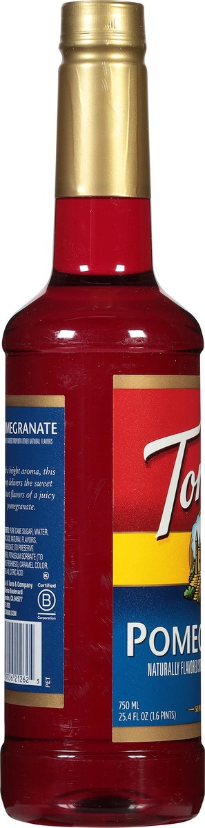 slide 7 of 13, Torani Pomegranate Syrup - 25.4 fl oz, 25.4 fl oz