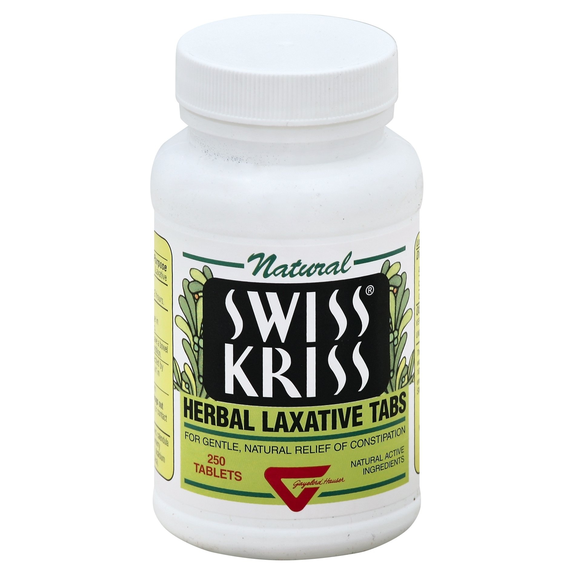 slide 1 of 1, Swiss Kriss Herbal Laxative, 250 ct