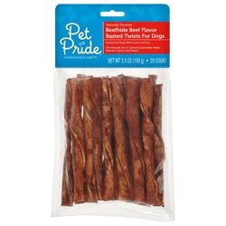 Pet Pride Rawhide Beef Basted Twist