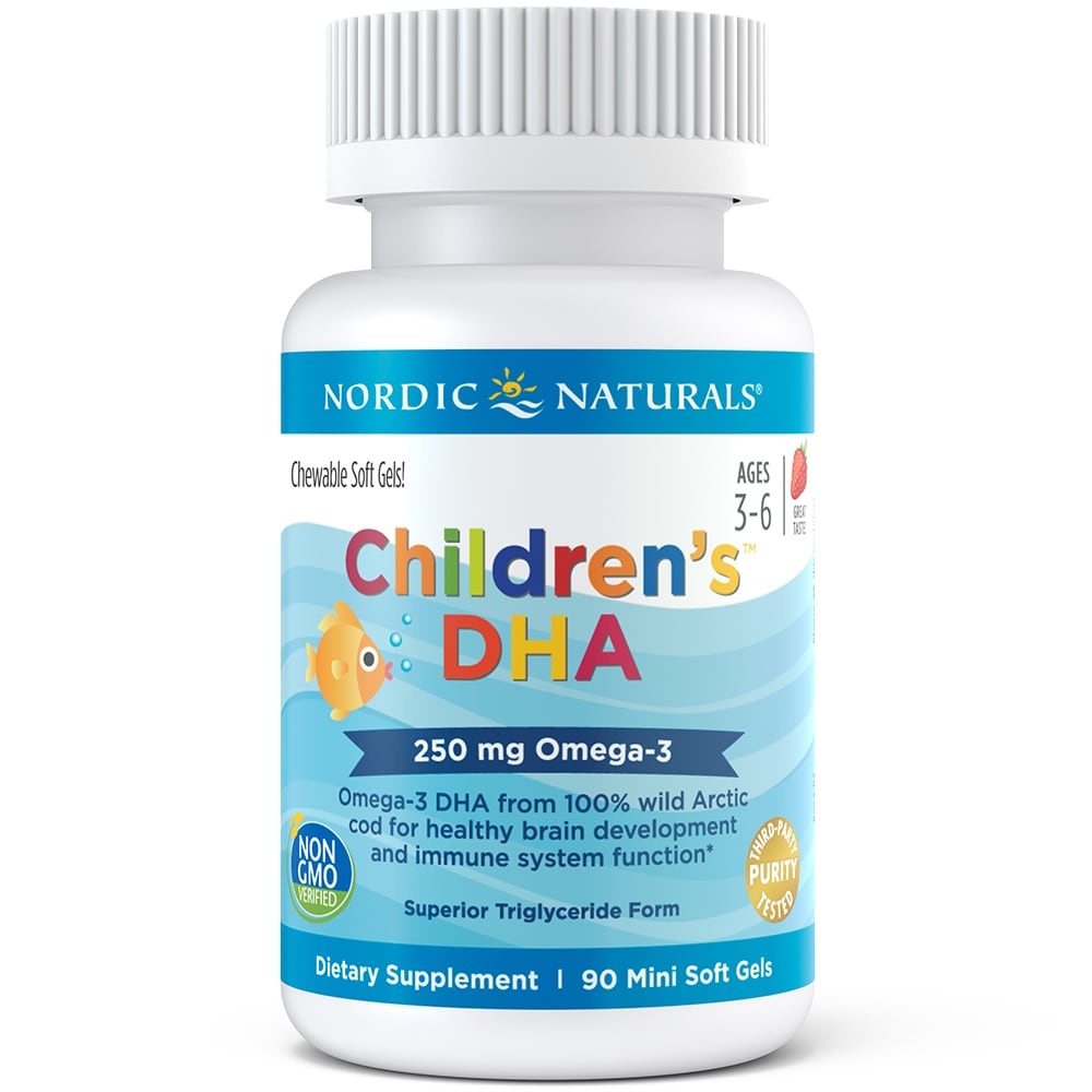 slide 1 of 1, Nordic Naturals Children's DHA Chewable Soft-Gels, 90 ct; 250 mg