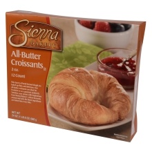 slide 1 of 1, Sienna Bakery All-Butter Croissants, 12 ct