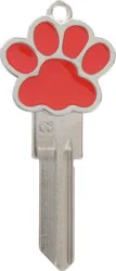 Hillman Paw Print Blank Key - Assorted