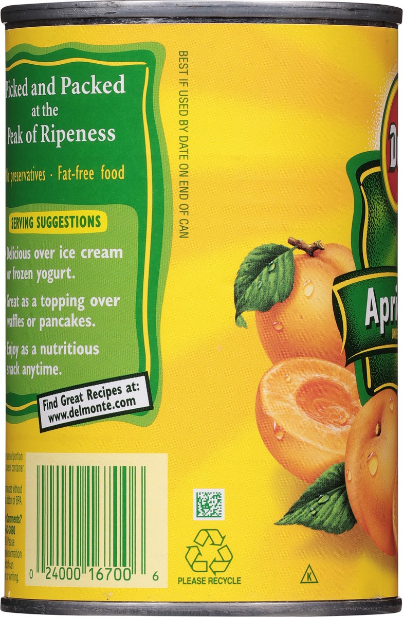 slide 5 of 9, Del Monte Apricot Halves, 15.25 oz