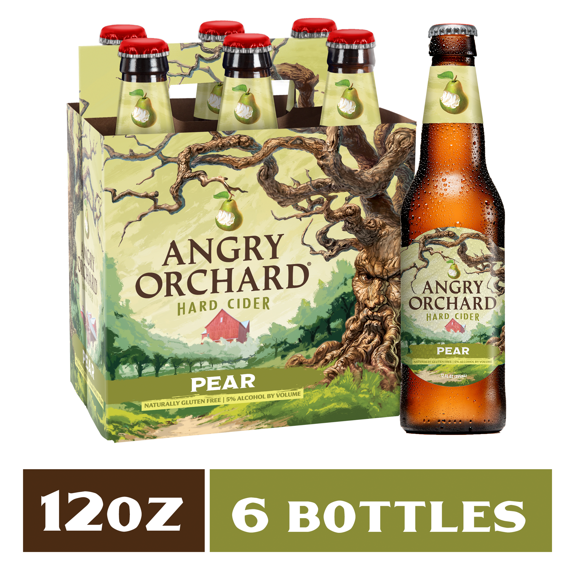 slide 1 of 1, Angry Orchard Hard Cider Pear, 6 ct; 12 oz