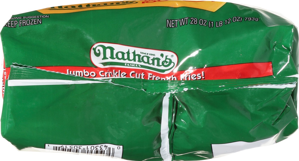 slide 12 of 12, Nathan's Famous Famous Jumbo Crinkle Cut French Fries 28 oz, 28 oz
