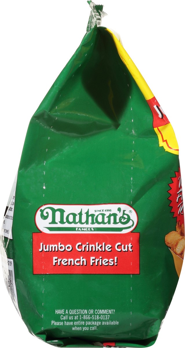 slide 8 of 12, Nathan's Famous Famous Jumbo Crinkle Cut French Fries 28 oz, 28 oz