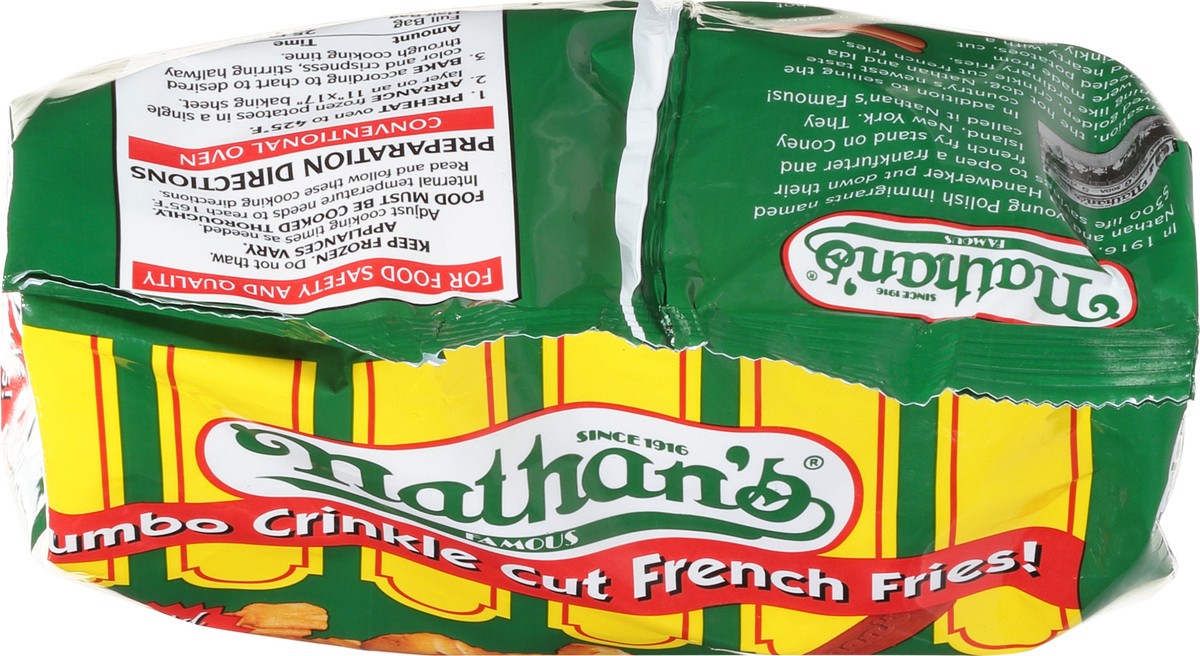 slide 9 of 12, Nathan's Famous Famous Jumbo Crinkle Cut French Fries 28 oz, 28 oz