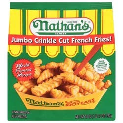 Nathan's Famous Jumbo Crinkle Cut French Fries 28 oz
