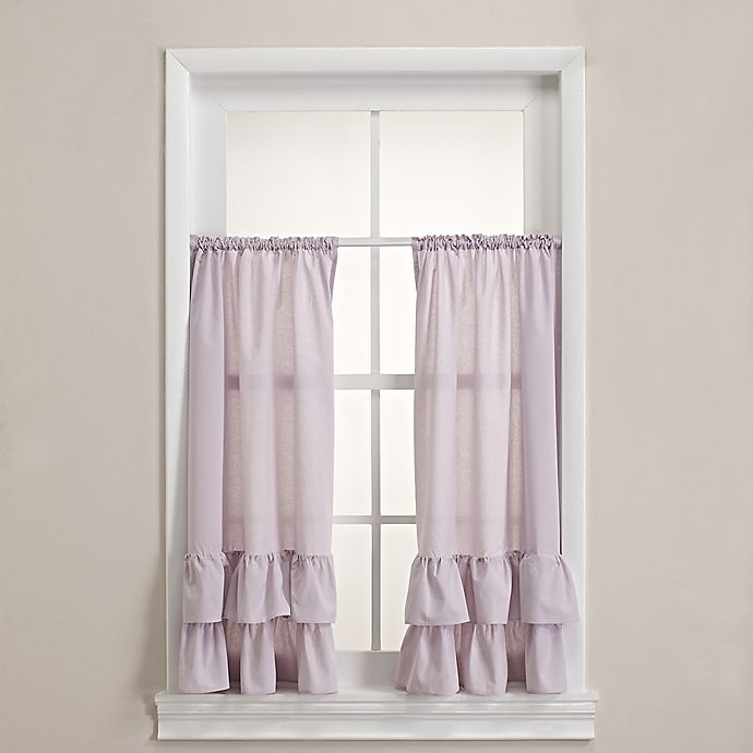 slide 1 of 1, Wamsutta Vintage Ruffle Tailored Window Panel Pair - Lavender, 1 ct