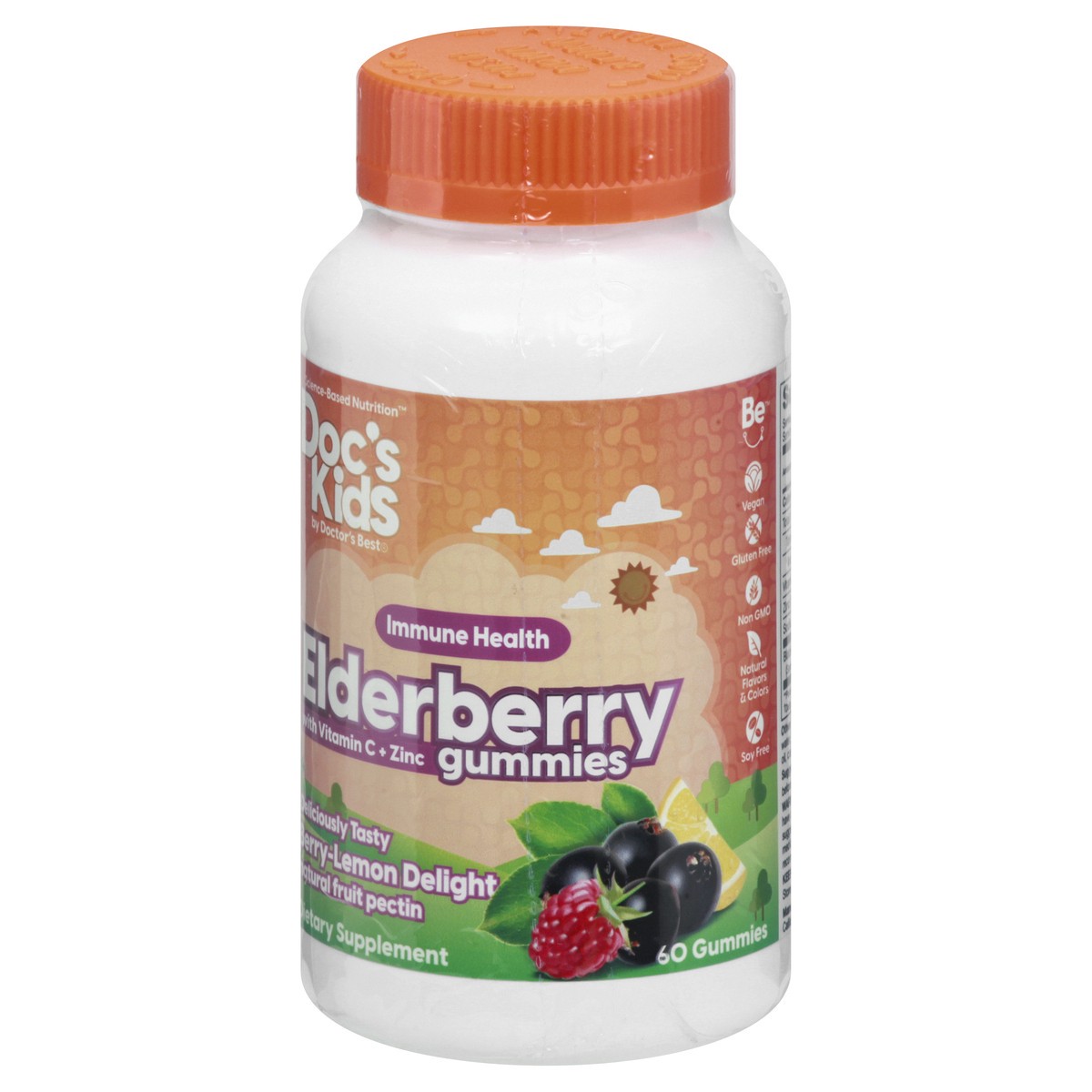 slide 2 of 12, Docs Kids Gummies Elderberry with Vitamin C + Zinc 60 ea, 60 ct