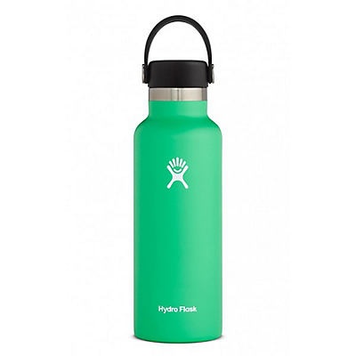 slide 1 of 1, Hydro Flask Standard Mouth Water Bottle With Flex Cap, Spearmint, 18 oz