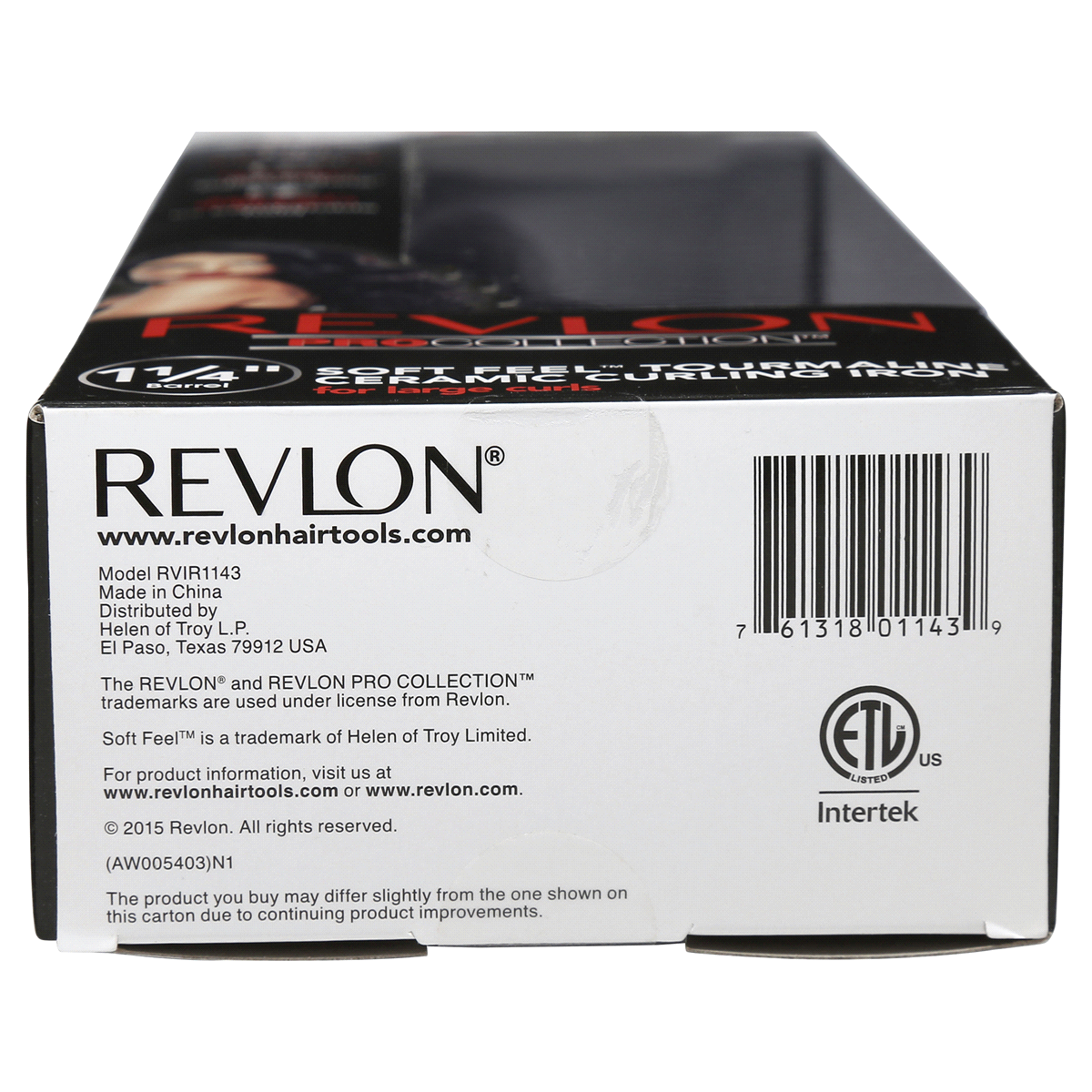 slide 7 of 7, Revlon Curling Iron 1 ea, 1 ct