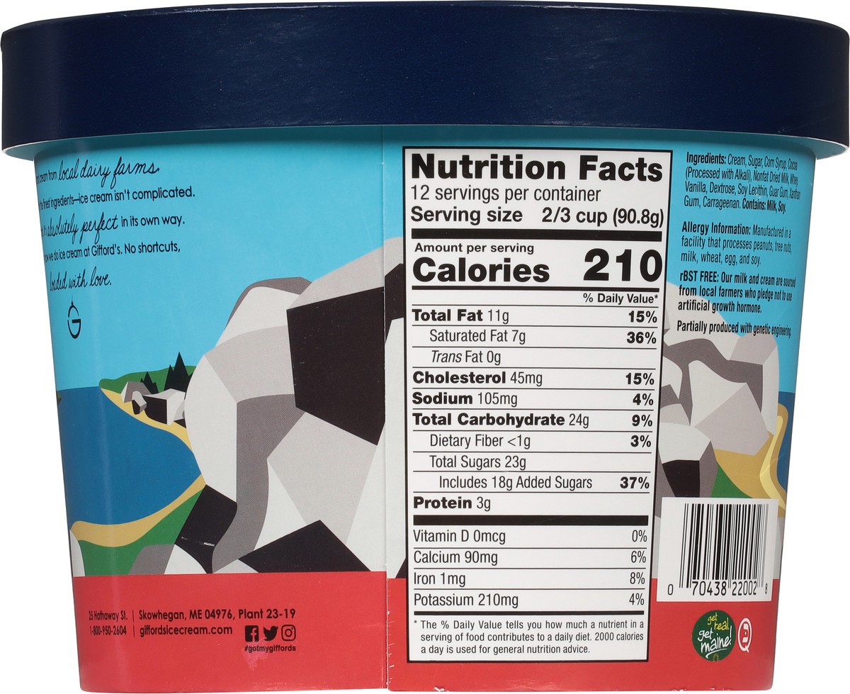 slide 2 of 14, Gifford's World's Best Chocolate Ice Cream 0.5 gal, 1/2 gal