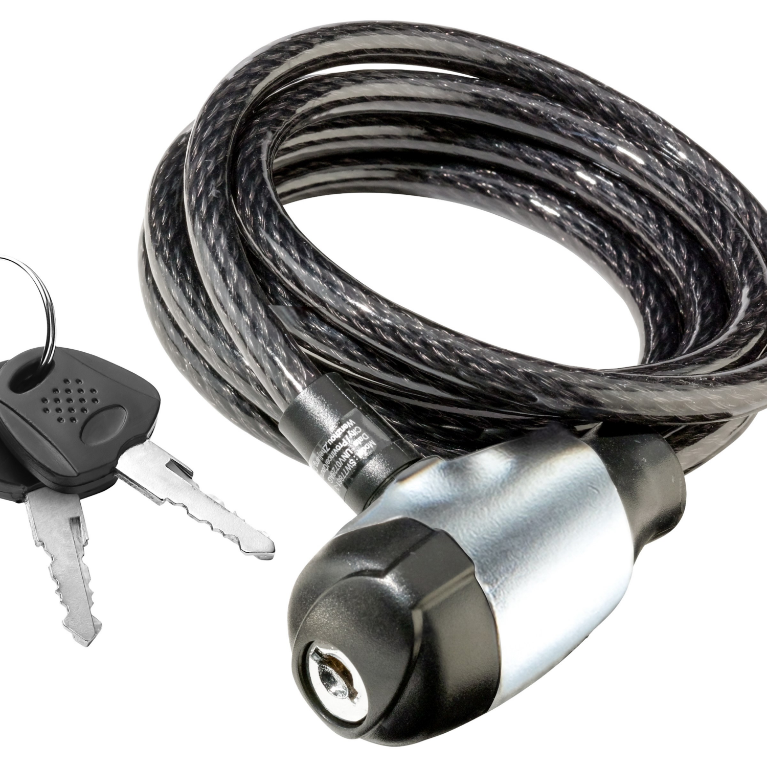 slide 1 of 2, Schwinn Key Cable Lock 6'x 8mm, 1 ct