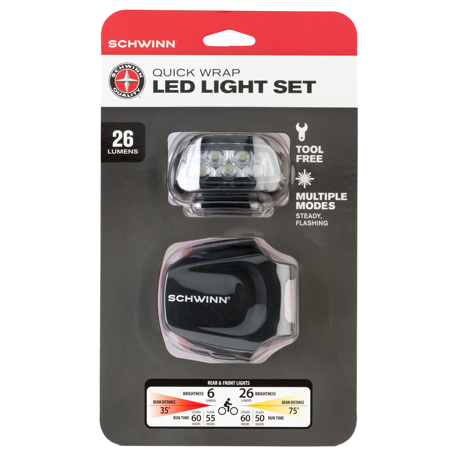 slide 1 of 1, Schwinn Light Set 1 ea, 1 ct