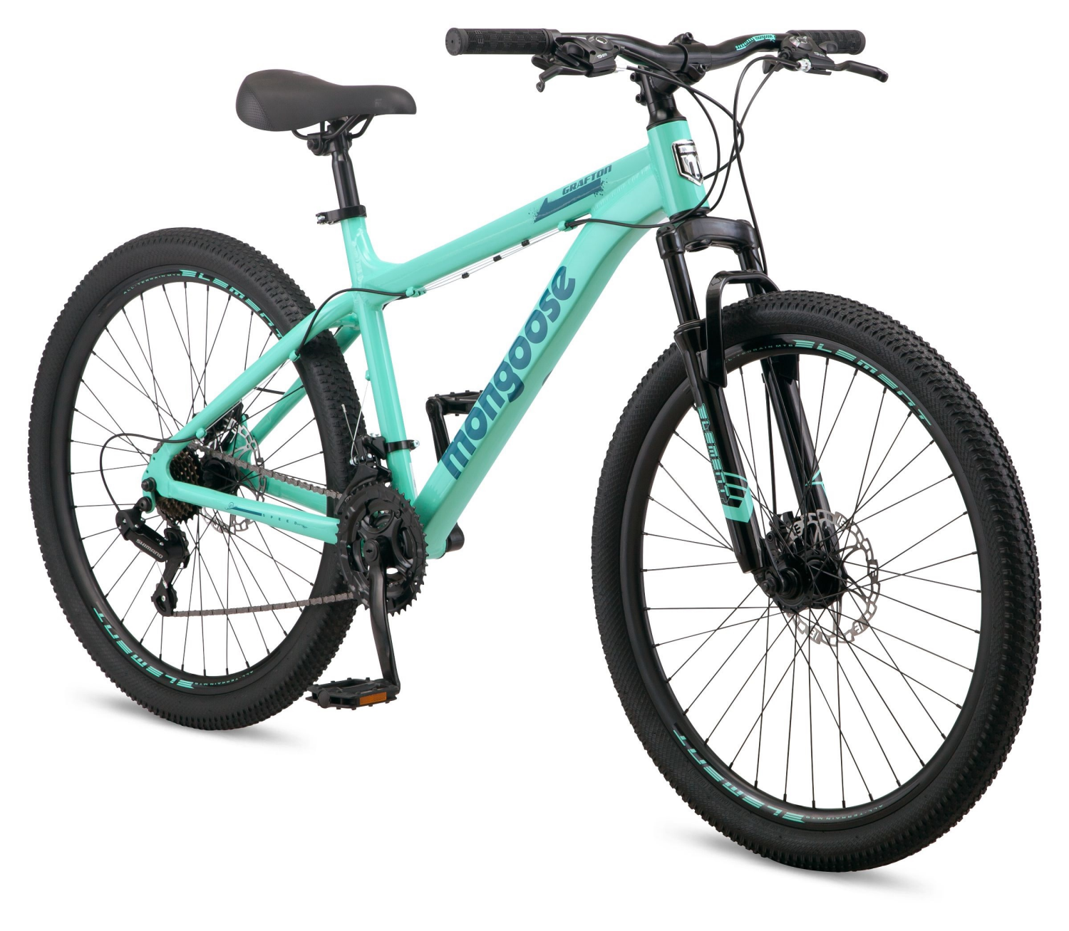 slide 2 of 2, Mongoose Grafton 26" Women's Teal Bike, 1 ct