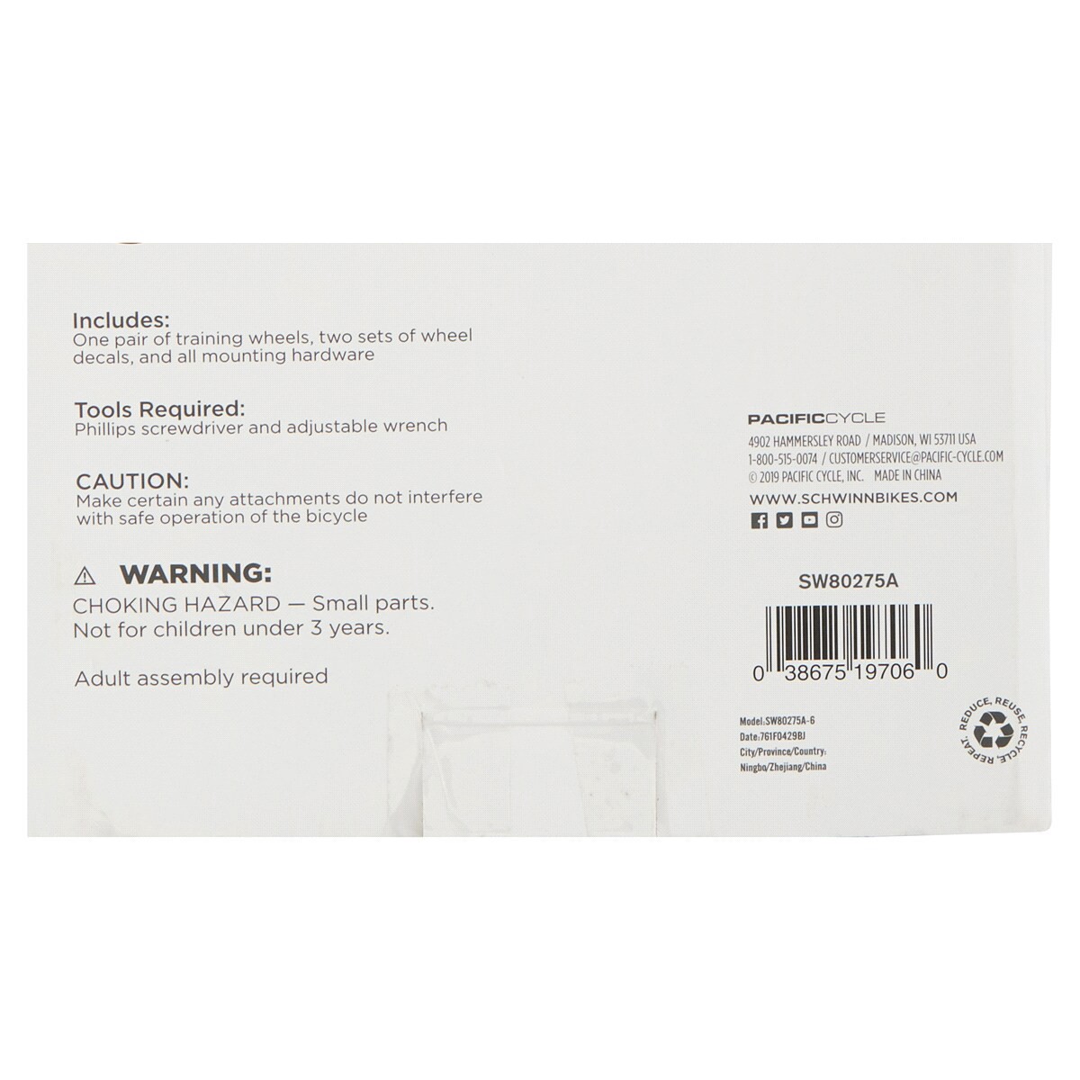 slide 2 of 2, Schwinn Training Wheels, Fits Bikes with 16 to 20 inch Wheels, 16 in-20 in