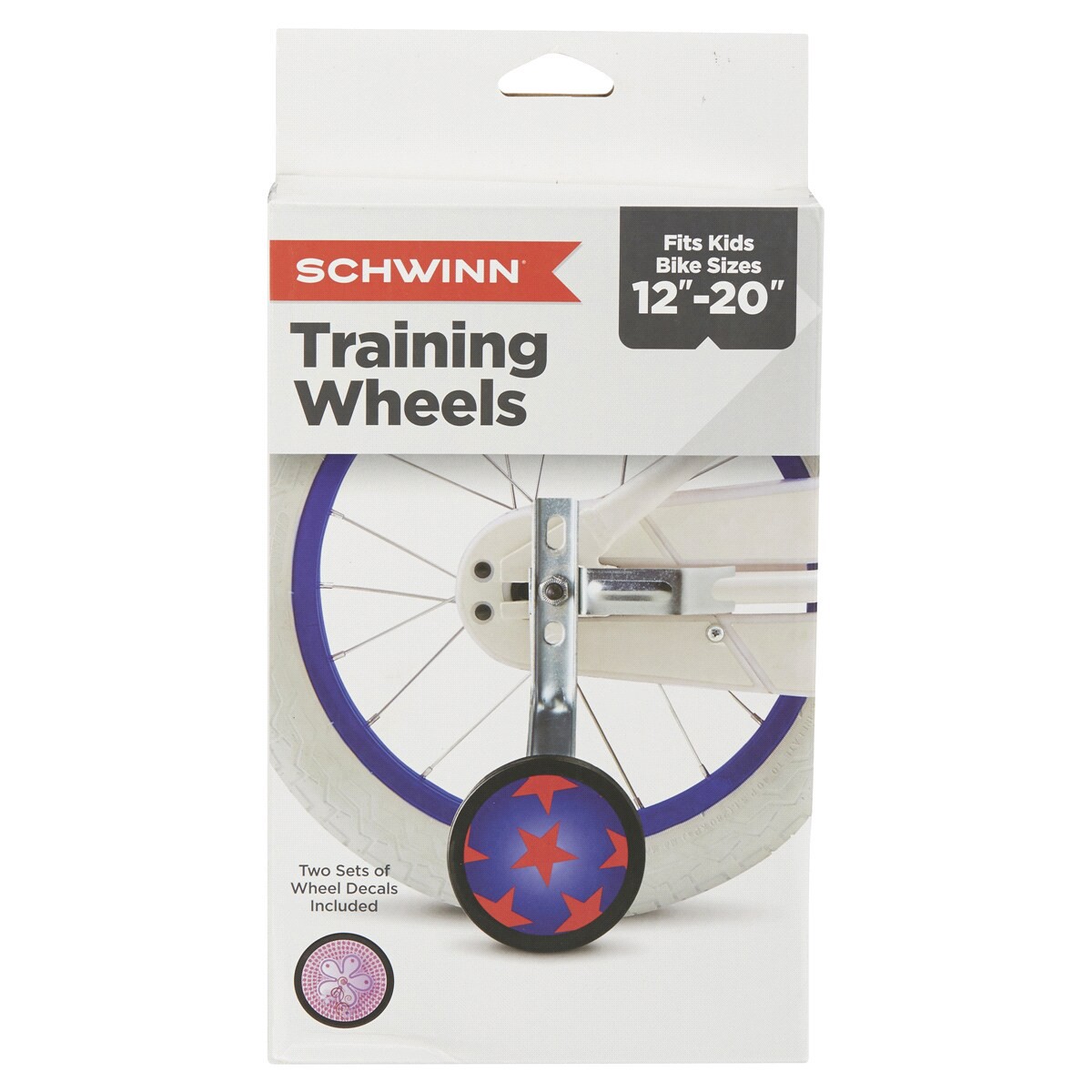 slide 1 of 4, Schwinn Training Wheels, Fits Bikes with 16 to 20 inch Wheels, 16 in-20 in