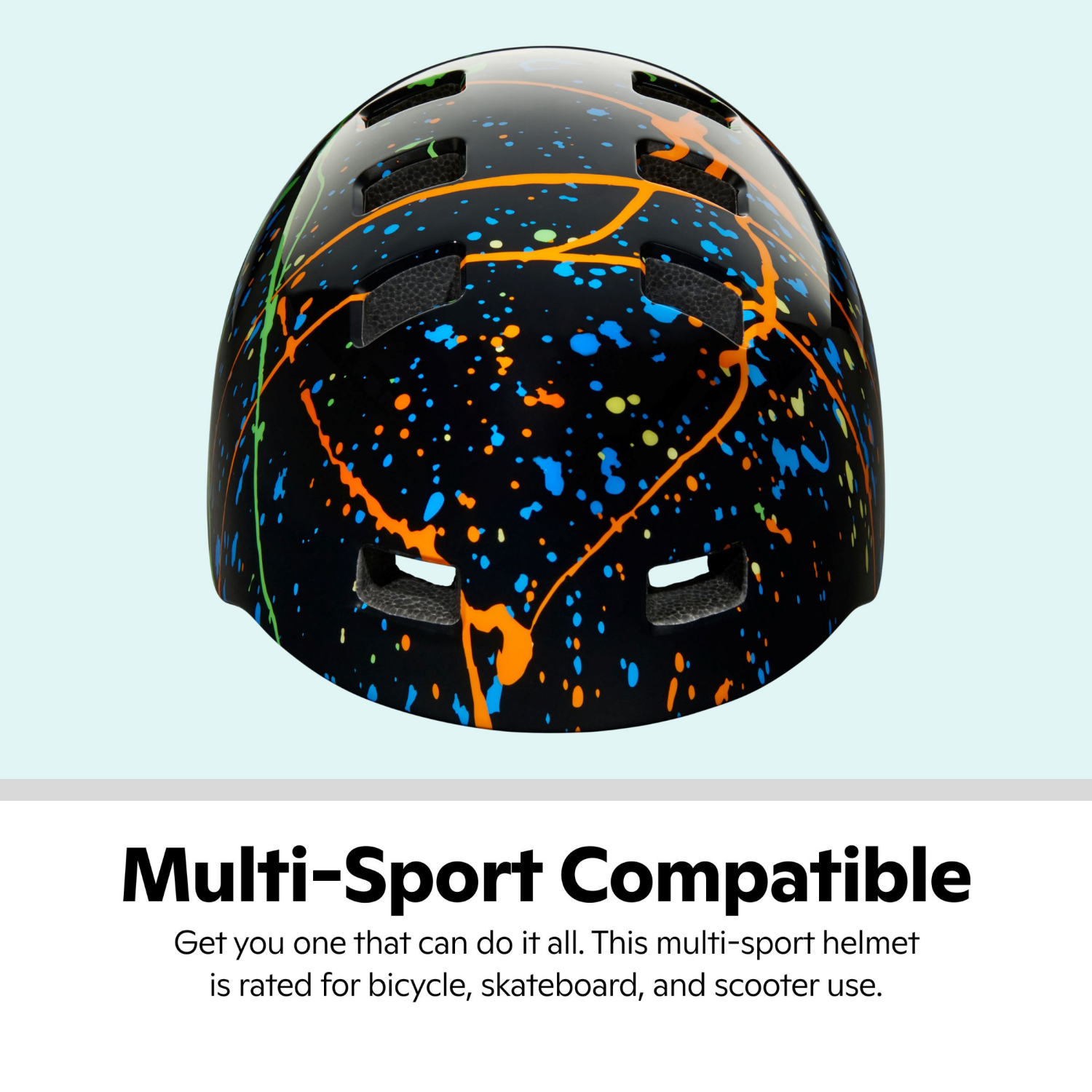 slide 1 of 6, Schwinn Next Gen Burst Youth Bike Helmet - Black, 1 ct