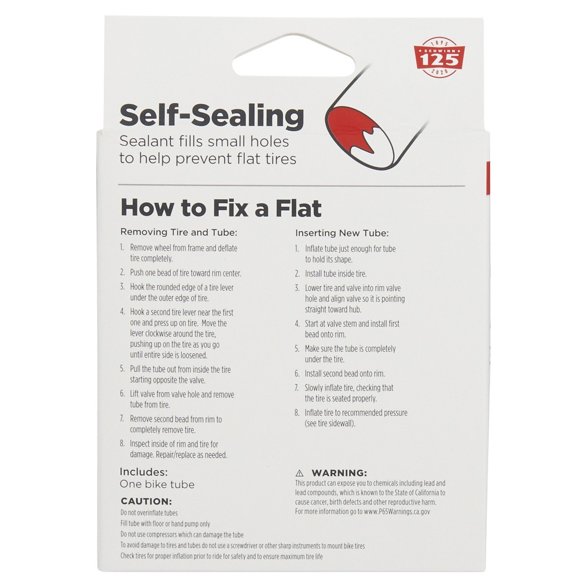 slide 2 of 2, Schwinn Tube 1 ea, 1 ct