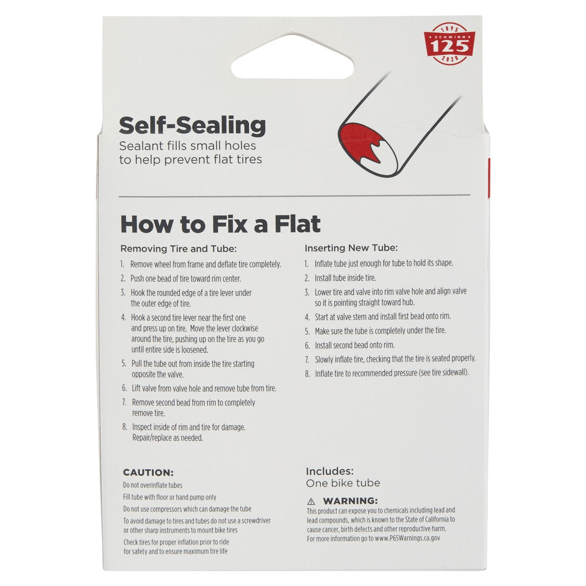 slide 2 of 2, Schwinn Tube 1 ea, 1 ct