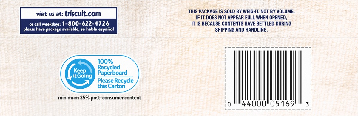 slide 4 of 9, Triscuit Original Whole Grain Wheat Crackers, Vegan Crackers, Family Size, 12.5 oz, 12.5 oz