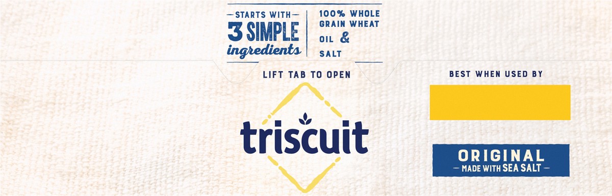 slide 3 of 9, Triscuit Original Whole Grain Wheat Crackers, Vegan Crackers, Family Size, 12.5 oz, 12.5 oz