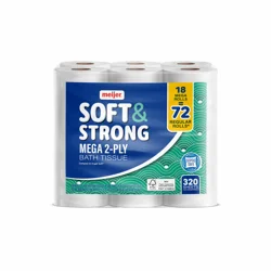 Meijer Soft & Strong Bath Tissue Mega Rolls