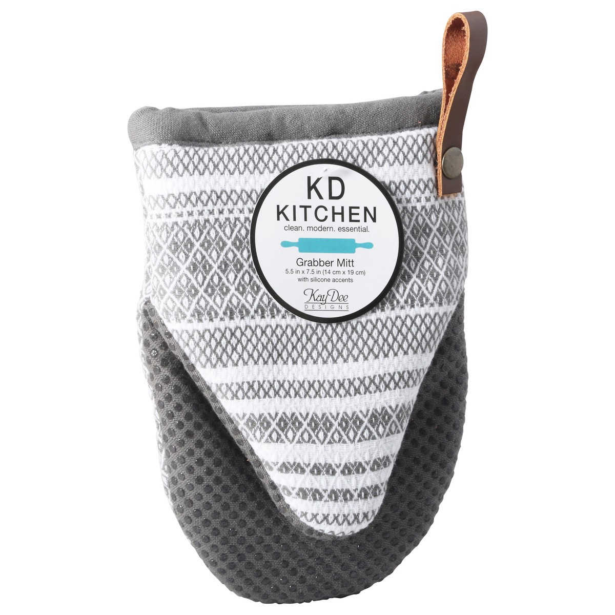 slide 3 of 9, KD Kitchen Kay Dee Graphite Grabber Mitt, 1 ct