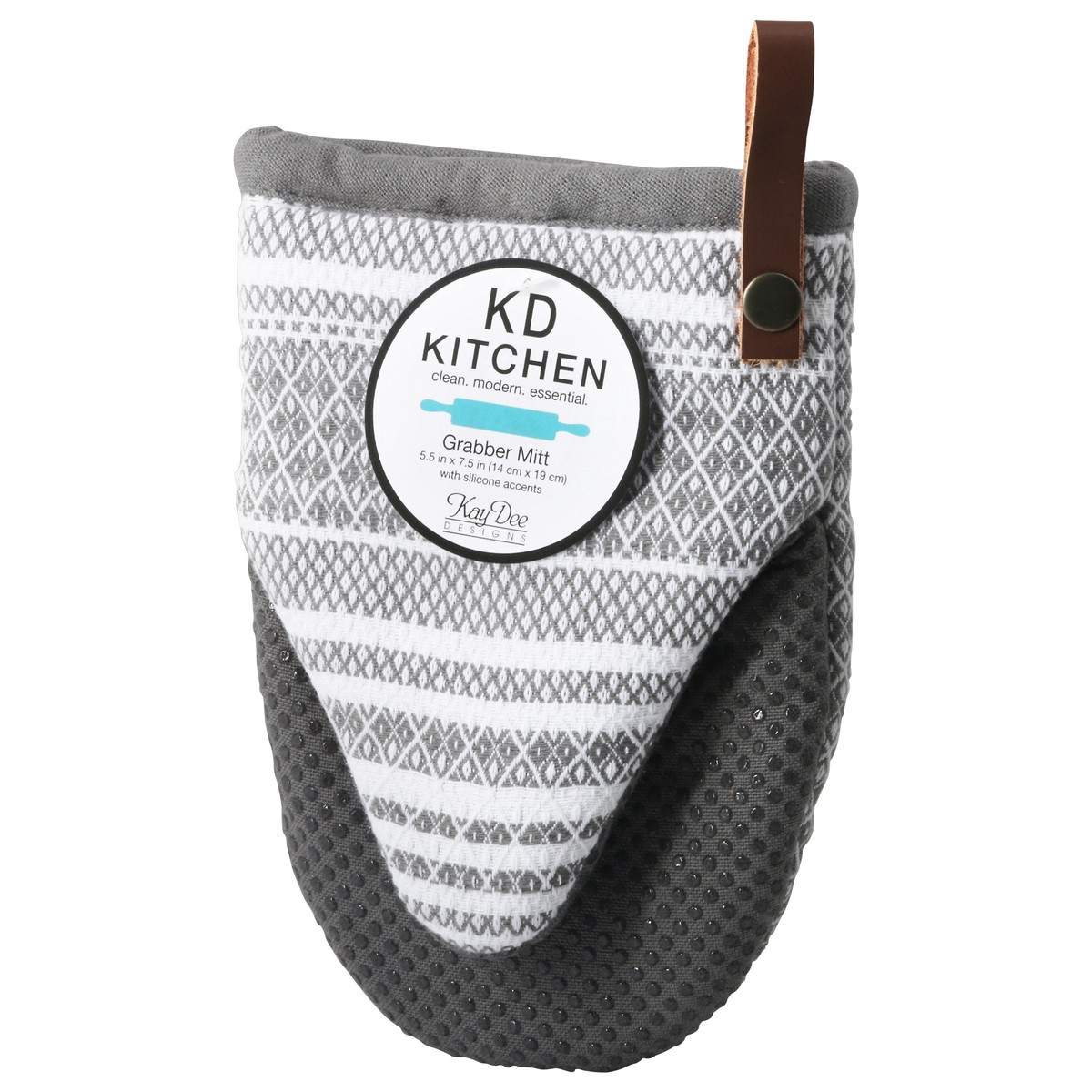 slide 4 of 9, KD Kitchen Kay Dee Graphite Grabber Mitt, 1 ct