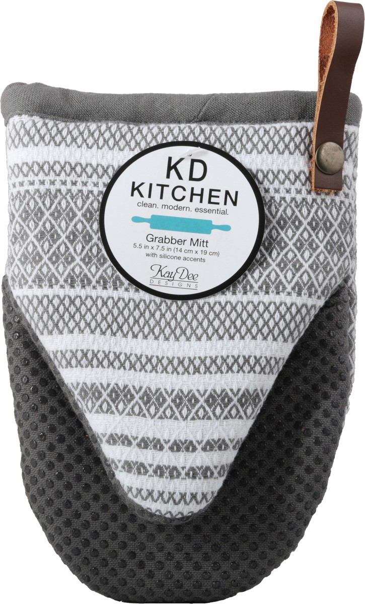slide 6 of 9, KD Kitchen Kay Dee Graphite Grabber Mitt, 1 ct