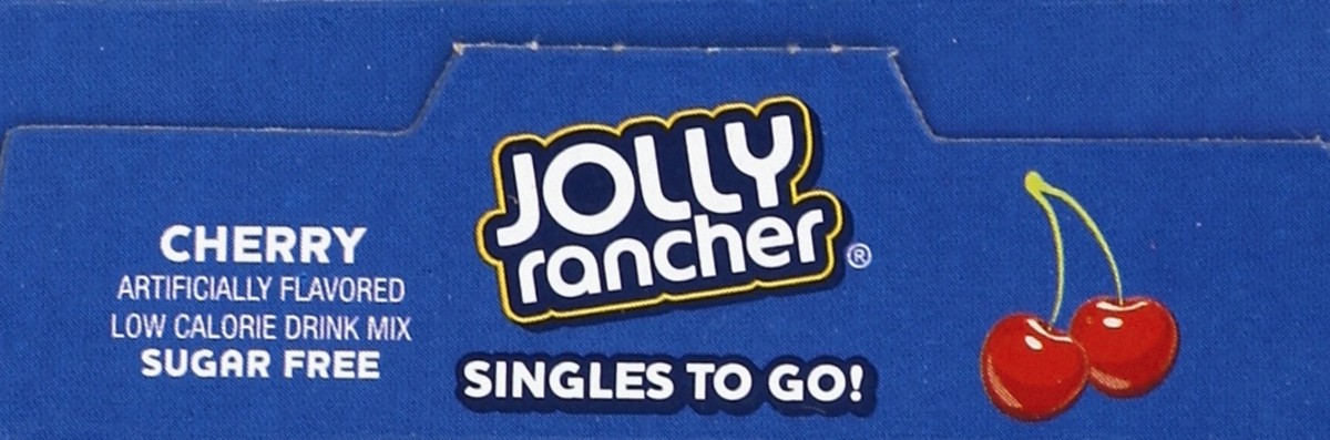 slide 2 of 4, Jolly Rancher Singles to Go! Cherry Drink Mix, 6 ct