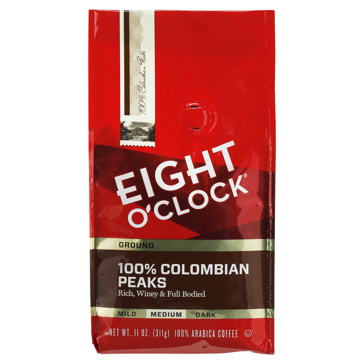 slide 1 of 1, Eight O'Clock Coffee Coffee, Ground, 100% Colombian - 12 oz, 12 oz