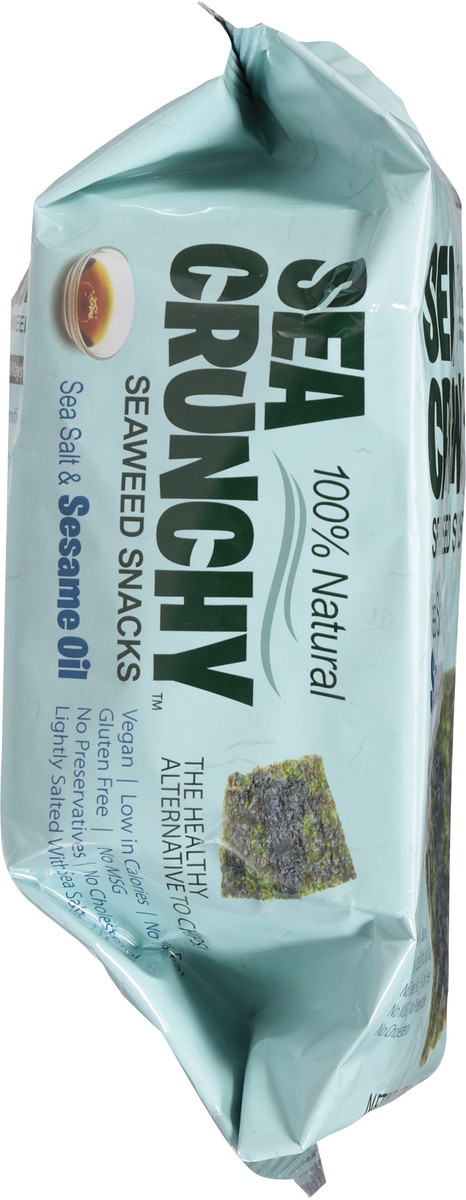 slide 13 of 13, Sea Crunchy Sea Salt & Sesame Oil Seaweed Snacks 0.35 oz, 0.35 oz