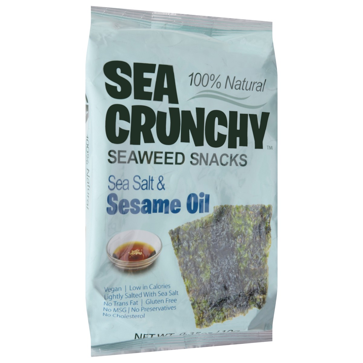 slide 12 of 13, Sea Crunchy Sea Salt & Sesame Oil Seaweed Snacks 0.35 oz, 0.35 oz