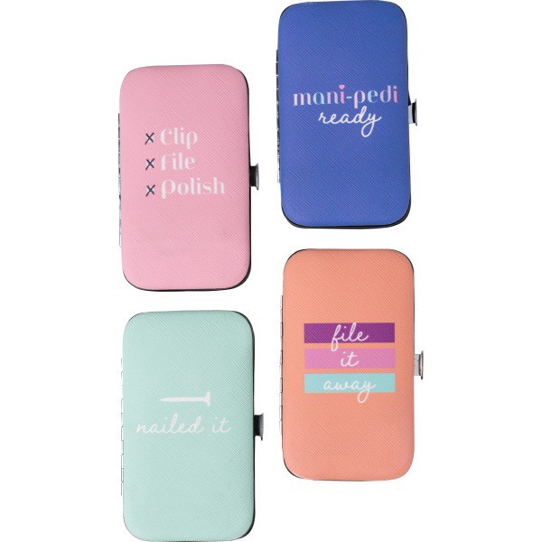 slide 1 of 9, DM Merchandising Olivia Moss Mani Pedi Ready 6-Piece Nail Kit, Assorted Colors, 6 pc
