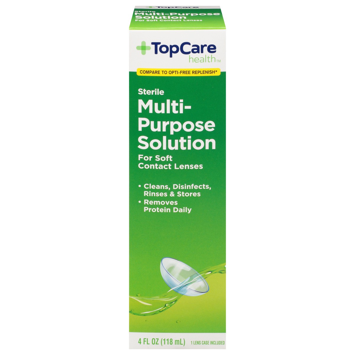 slide 6 of 13, Topcare Eye Solution, 4 oz