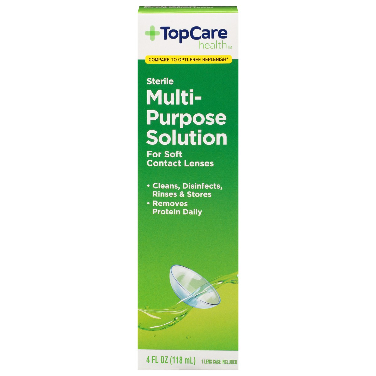 slide 8 of 13, Topcare Eye Solution, 4 oz