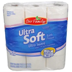 Our Family Ultra Soft Bath Tissue Mega Rolls