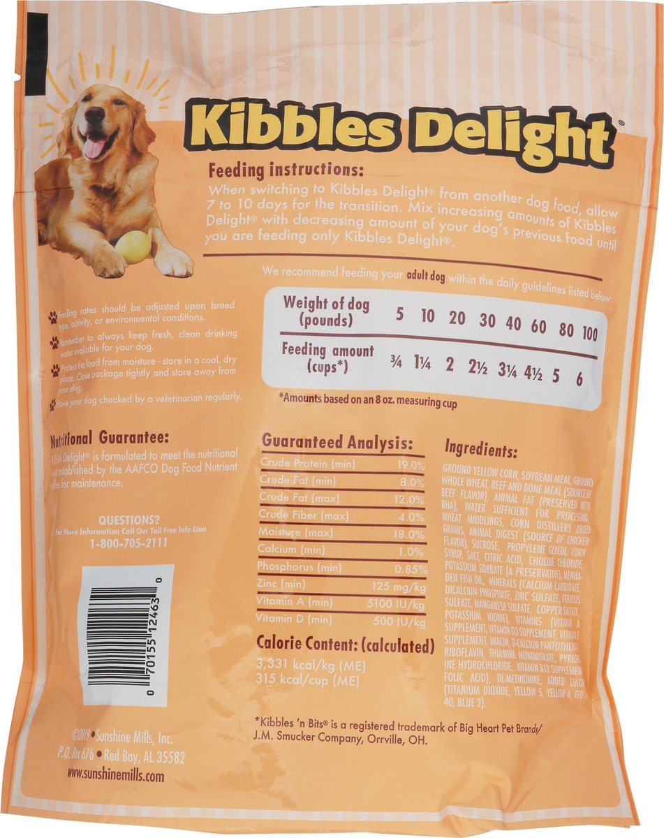 slide 11 of 11, Kibbles Delight Beef and Chicken Flavor Dog Food 15.5 oz, 15.5 oz