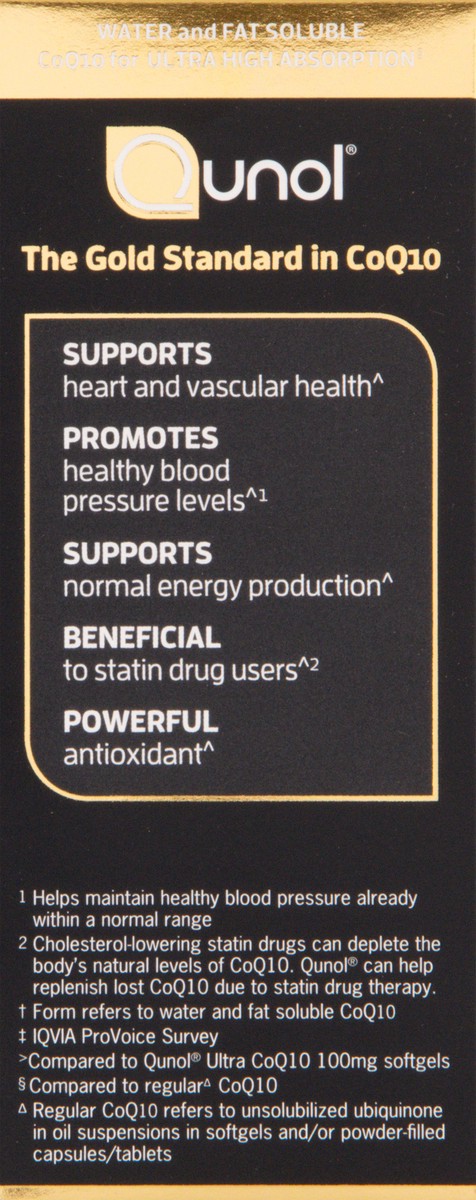 slide 5 of 13, Qunol Extra Strength 200 mg Ultra CoQ 10 30 softgels, 30 ct