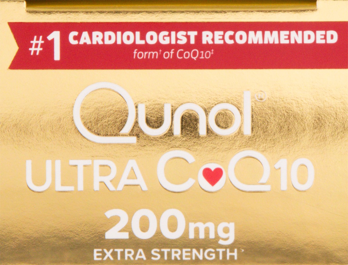 slide 10 of 13, Qunol Extra Strength 200 mg Ultra CoQ 10 30 softgels, 30 ct