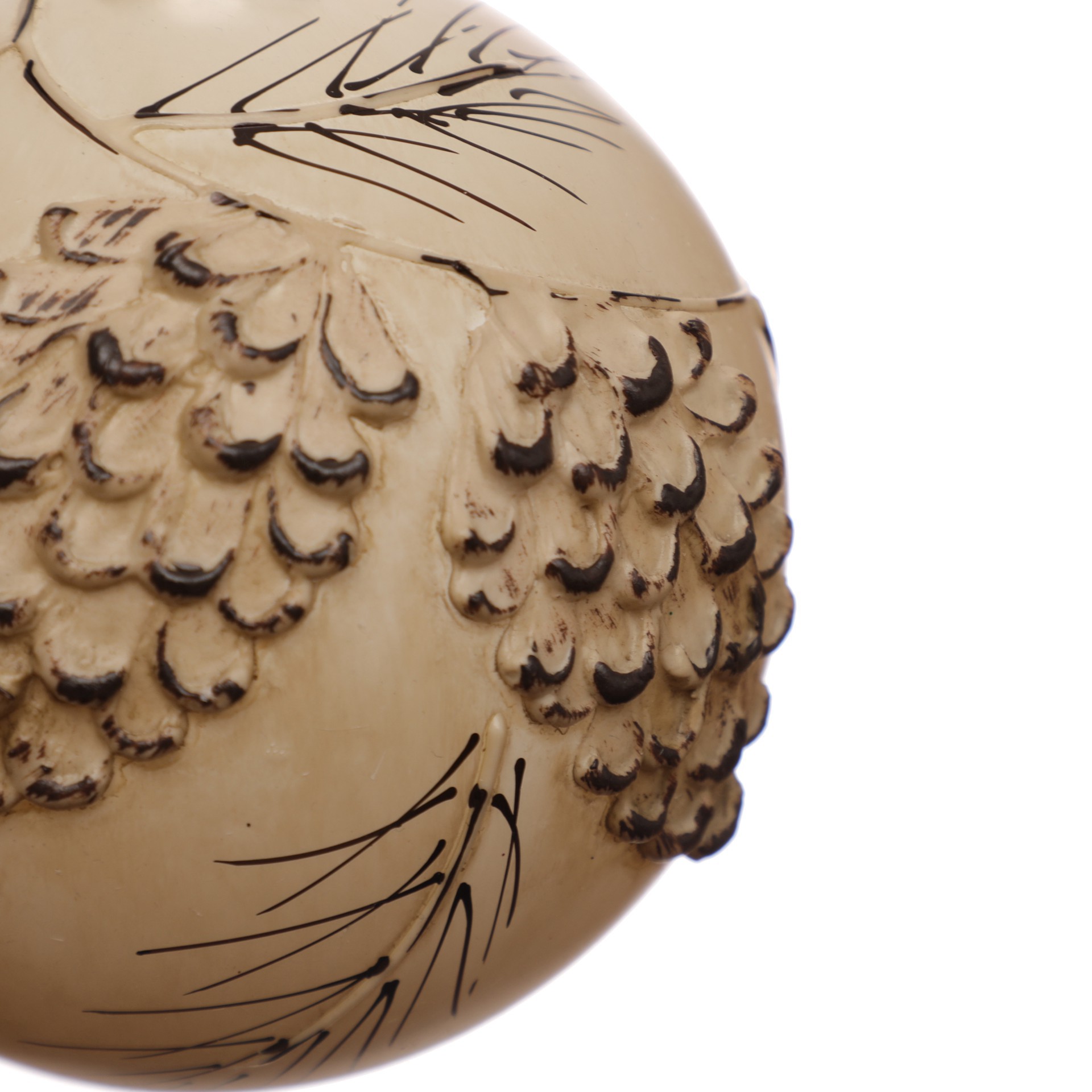 slide 2 of 3, 4.75" Brown Pinecone Glass Ball Ornament By Ashland, 4.75 in